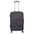 Nicci - 24" Valise de taille moyenne  Deco - Noir-Coque extérieure en ABS