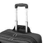 Bugatti - Mallette d'affaires sur roulettes, 15,6 po, noir-Sangle arrière extérieur