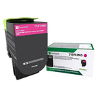 Lexmark - Cartouche de toner CS/X417/517 haut rendement, programme de retour, magenta (71B1HM0)-Magenta