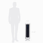 Fellowes - Purificateur d’air AeraMax 100/DX5-Le filtre HEPA avec traitement antimicrobien élimine en toute sécurité 99,97 % des particules en suspension dans l’air aussi petites que 0,3 micron, y compris les allergènes, les virus et la fumée de cigarette