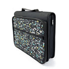 Pep Rally - Reliure-dossier avec fermeture à glissière de 2 po - Motif mosaïque-Plusieurs poches, à l’intérieur et à l’extérieur