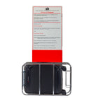 Air Canada - Valise de cabine rigide à roulettes pivotantes de 20 po Milan Collection - Noir-Verrou TSA pour une sécurité renforcée lors de vos voyages