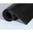 Mat Tech - Tuff Spun Foot Lover, Tapis Anti-fatigue, 3' x 5', 3/8", Surface Cannelée - Noir-3' x 5'