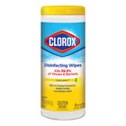 Clorox - Lingettes désinfectantes Clorox - Paquet de 35-Parfum de citron : boîte de 35 lingettes désinfectantes Clorox avec parfum citron frais