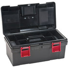 Aurora Tools – Boîtes à outils robustes avec plateau interne, boîtes à 2 parties, organiseur, 17 1/2 po-Fabrication robuste en polypropylène