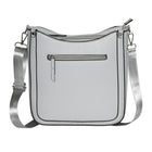 Nicci - Sac à bandoulière zippé de taille moyenne avec sangle web - Gris-Sac bandoulière