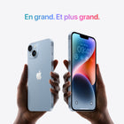 Apple - iPhone 14 6.1 po ecran Liquid Retina XDR, 512 Go, Bleu, Bell et Virgin Plus-Puce A15 Bionic avec processeur graphique 5 c?urs pour des performances fulgurantes Connectivite 5G ultrarapide