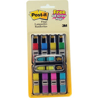 Post-it - Mini-languettes, paquet économique, 1/2 po x 1 3/4 po, 8 couleurs, paquet de 328-Indiquent exactement où il faut porter attention