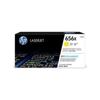 HP - Cartouche de toner jaune haut rendement LaserJet d'origine 656X (CF462X)-Couleur : jaune