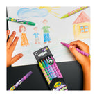 Crayola - Crayons de couleur Twistables Bold & Bright - Paquet de 12 -Noyau De Couleur Protégé : Un boîtier en plastique transparent protège le noyau de couleur et permet de voir la quantité de couleur restante