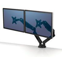 Bras pour écran double série Platinum de Fellowes (8042501)-Chaque bras supporte un moniteur d’un poids allant jusqu’à 20 lb