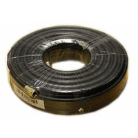 Digiwave – Câble coaxial RG6 de 100 pi, 2 x 9,1 x 9,1 po, noir-Conducteur central en acier recouvert de cuivre