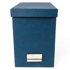Range dossiers John, Bigso Box of Sweden, bleu marine-26,5x33x18,5cm