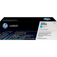 HP 305A (CE411A) Cartouche de toner HP LaserJet cyan d’origine-Couleurs: Cyan