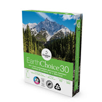 Earth's Choice - 30 Papier à copies perfore à 3 trous de Domtar, 8,5 po l x 11 po H, 500 feuilles-Poids du papier: 20 livres