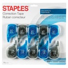 Staples® – Ruban correcteur Sidewinder, paq./10-Possibilité d’écrire dessus immédiatement
