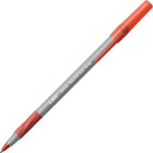 BIC - Stylos à bille Stic Gripâ„¢ ronds - 1,2 mm - rouge -  Paquet de 12-Prise caoutchoutée avec rainures pour les doigts - confortable et antidérapante