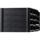 Storex - Trieuse de documents à 12 compartiments - noire-Fabriqués de plastique robuste.