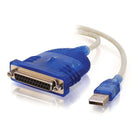 C2G – Câble USB 1.0 USB A à DB25 16899, 6 pi-Connecteurs USB A mâle et DB25 femelle pour relier deux appareils