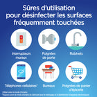 Clorox - Lingettes désinfectantes Clorox - Paquet de 35-Tue le rhume et la grippe : Tue les virus du rhume et de la grippe, les staphylocoques, les streptocoques, l’E.coli, la salmonelle et la listeria