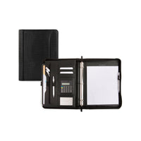 Bugatti Lezard textured vegan leather rind binder, Black (RGB2391BU-BLACK)-Noir, cuir végétalien
