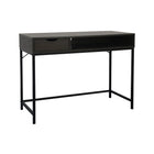 Simply Writing Desk - Expresso-Un seul tiroir intégré sur le côté gauche (tiroir box) et un recoin profond pour un accès facile
