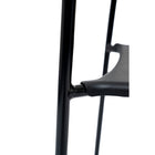 CB Office Tactic Multi-Purpose Armless Stacking Chairs - Black - 4 Pack-Dimensions: Dossier (L x H): 14,2 po x 5,1 po