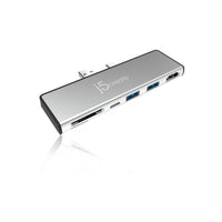 J5Create JCD324 Ultradrive Mini-Dock station d'accueil pour Surface Pro 7 - Argent-Mini station d'accueil pour Microsoft Surface Pro 7