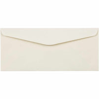 JAM Paper #10 Enveloppes Commerciales Strathmore - 4,125" x 9,5" - Tissé ivoire - Paquet de 50-Couleur : Ivoire