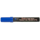 JAM Paper - Marqueur craie effaçable sans poussière - Pointe biseautée - Bleu (526483BU)-Marqueurs craie, bleu