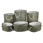 Paniers de rangement ronds, vert 66396DF-1