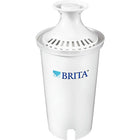 Pichet de filtration d'eau Brita Space Saver avec 1 filtre standard, 6 tasses, blanc-Réduisez les déchets : 1 filtre à eau Brita peut remplacer 300 bouteilles d’eau standards de 500 ml