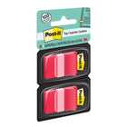 Post-it - Drapeaux 1 po x 1,7 po - Rouge - 50 Drapeaux/Distributeur - 2 Distributeurs/Paquet-Idéal pour marquer des documents sans y écrire