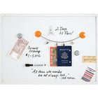 Tableau magnétique Quartet à effacement à sec, 17 x 23 po, blanc-Cadre moderne en plusieurs couleurs