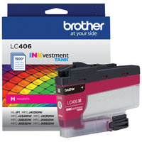 Brother LC406MS Cartouche d’encre magenta à rendement standard d'origine-Magenta