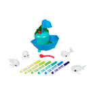 Crayola - Compagnons marins Scribble Scrubbie - Lagune-L'enfant peut colorer et personnaliser ses compagnons marins, puis les laver et recommencer