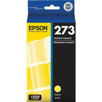 Epson – Cartouche d’encre jaune 273 (T273420-S)-Obtenez une capacité de rendement standard par cartouche d'encre tout en bénéficiant d'économies