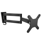 StarTech - Bras-support mural de moniteur, pivot double (ARMWALLDS)-Fixez au mur votre moniteur ou téléviseur à écran plat afin de gagner de la place et de partager facilement votre écran