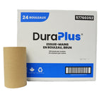 DuraPlus - Essuie-tout - Kraft - 205' - Paquet de 24-Idéal pour les zones à fort trafic