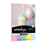 Astrodesigns - Papier cartonne colore pastel, 8,5 po l x 11 po H, 65 lb./176 gsm, assortiment de 5 couleurs, 50 feuilles-Poids de base : 65 lb./176 gsm