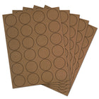 JAM Paper - Joints d'autocollants pour étiquettes circulaires - 1 2/3 po de diamètre - Kraft brun - Paquet de 120-Taille : moyen, 1 2/3 pouces de diamètre, Taille parfaite pour sceller les enveloppes et étiqueter tout ce qui vous permet de rester organisé