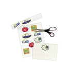 Avery - Étiquettes d'expédition Easy Peel laser/jet d'encre, incolores lustrées, 8 1/2 po x 11 po, paq./10, (7665)-1 étiquette/feuille