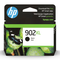 HP 902XL Cartouche d'encre noire à rendement élevé d'origine (T6M14AN)-Les cartouches d'encre HP 902XL sont compatibles avec : HP OfficeJet 6951, 6954, 6962, HP OfficeJet Pro 6960, 6965, 6968, 6970, 6975, 6978