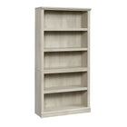 Sauder - Bibliothèque de rangement à 5 tablettes, 423033, fini chataîgnier blanchi-Bibliothèque en bois d'ingénierie à 5 tablettes, fini chataîgnier blanchi
