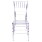 Chaise empilable Flash Elegance couleur cristaux de glace-Ensemble de 2 chaises Chiavari