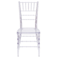 Chaise empilable Flash Elegance couleur cristaux de glace-Ensemble de 2 chaises Chiavari