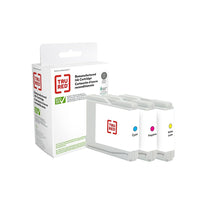 TRU RED - Cartouches d'encre Brother LC51 remises à neuf - rendement standard - cyan, magenta, jaune - pack de trois-Une cartouche de chaque couleur : cyan, magenta et jaune