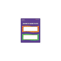 Dowling Magnets - Plaques de nom magnétiques, 6 x 2 1/4 po, 40/paquet (DO-735205)-Surface d’écriture : 5 x 1 1/2 po