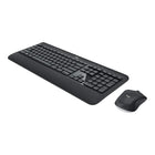 Logitech - Ensemble de clavier et souris sans fil Advanced (920-008701)-Souris ambidextre