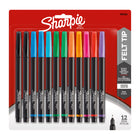 Sharpie - Stylos – pointe fine – couleurs variées – paquet de 12-Pointe fine pour une application détaillée des couleurs